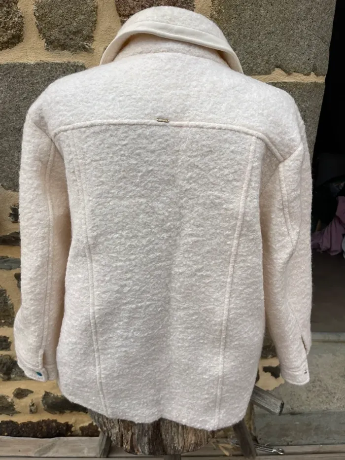Manteau crème 3/4 - Elora - photo numéro 8