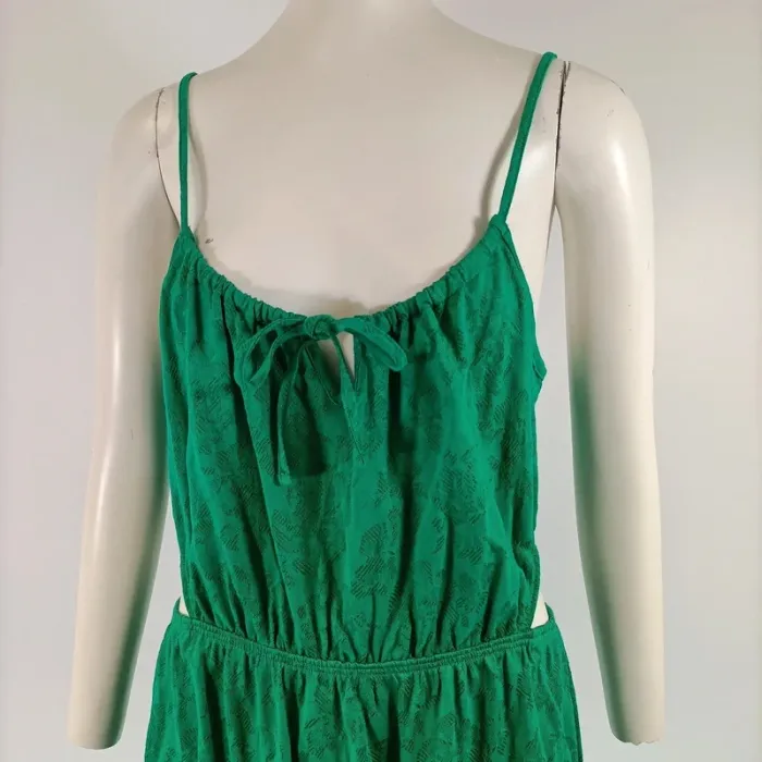 Robe longue verte ajourée dos - CMT Atelier - taille 38 - A128 - photo numéro 7