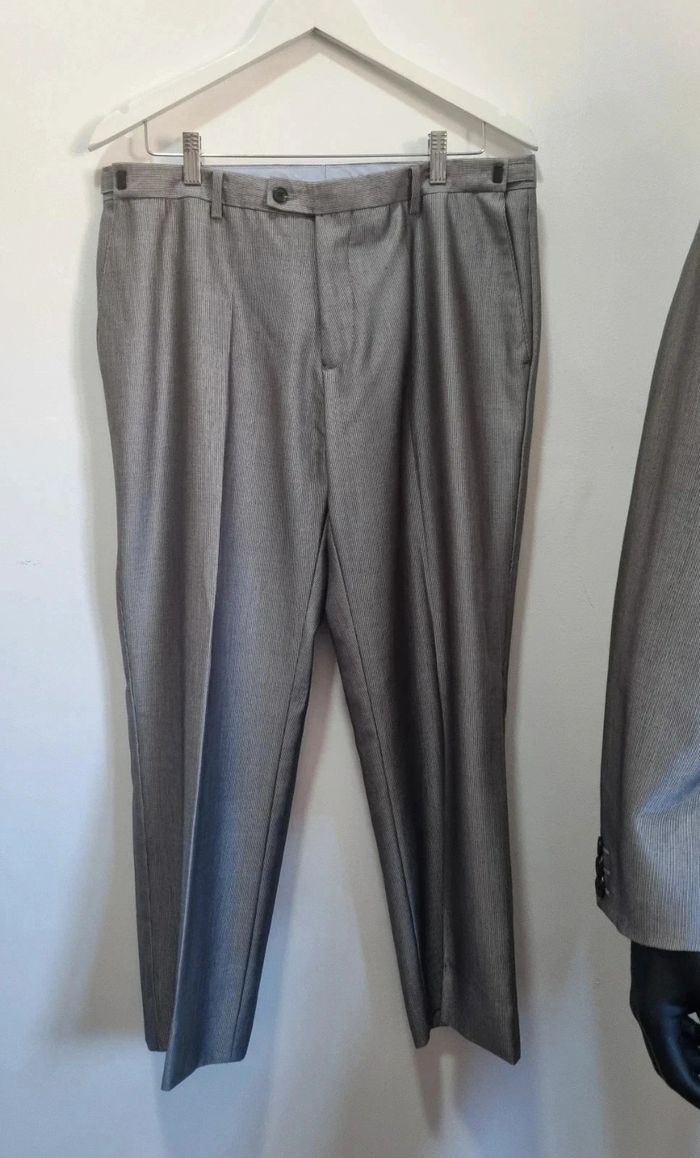 Traje de hombre gris plateado 54 - photo numéro 2