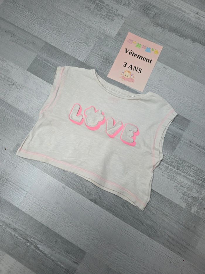 Tee shirt court fille 3 ans - photo numéro 2