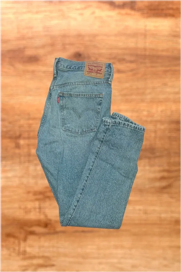 👖Pantalon jeans  troué • bleu