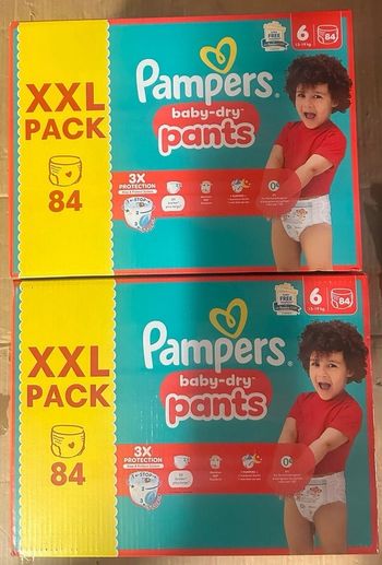 Lot de 02 cartons Pampers T6 pants xxl