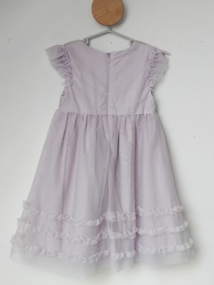 Robe 6 ans Cérémonie Mariage Fête Tulle Paillettes 💜 - photo numéro 3