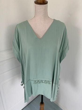 Tunique vert d’eau taille unique Karl Marc john