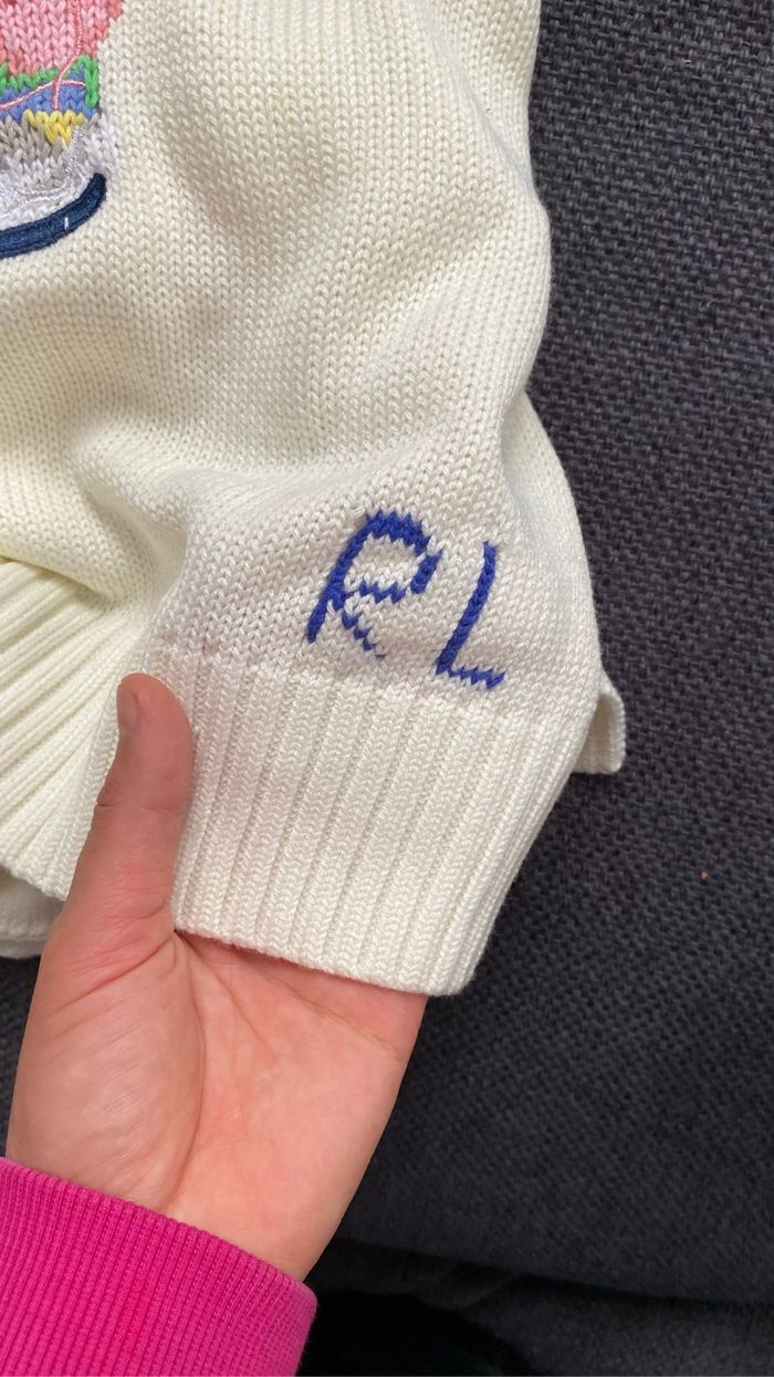 Pull polo Ralph Lauren bear - photo numéro 3