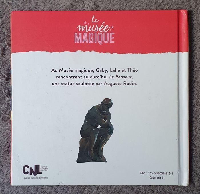 Roman pour enfants "Le Penseur" - Collection Le Musée Magique (4-6 ans) / Hachette - photo numéro 2