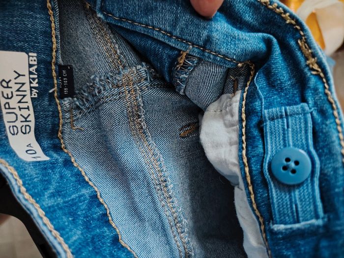 Jean skinny bleu – Taille 10 ans - photo numéro 4