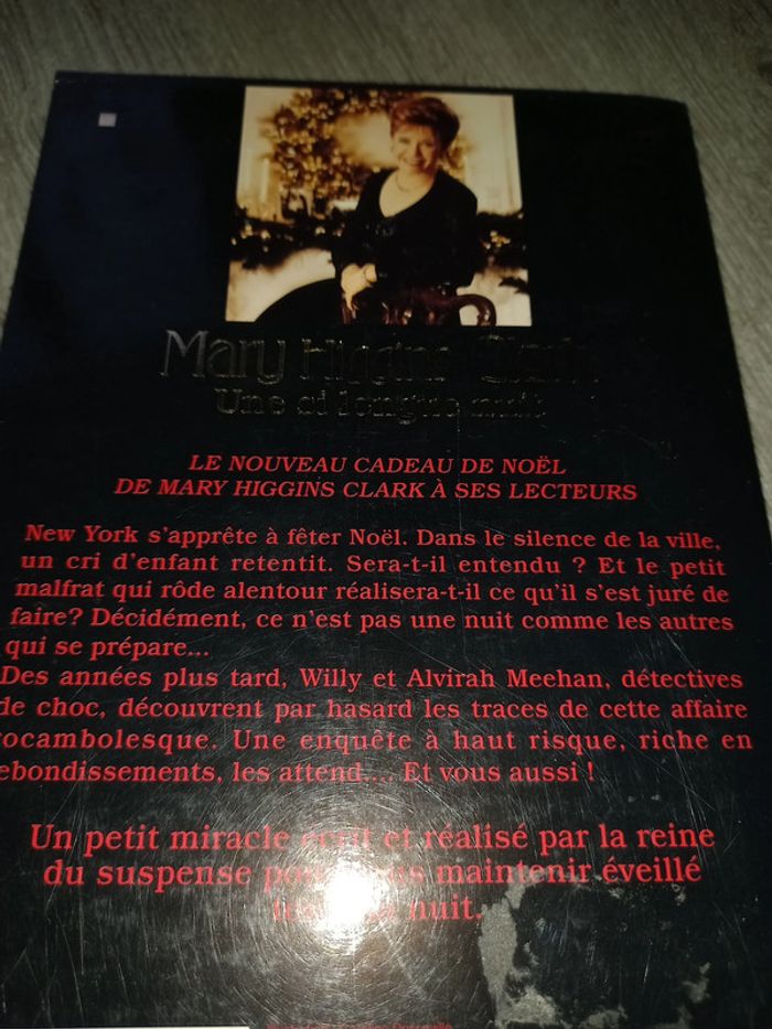 livre une si longue nuit de mary higgins clark - photo numéro 2