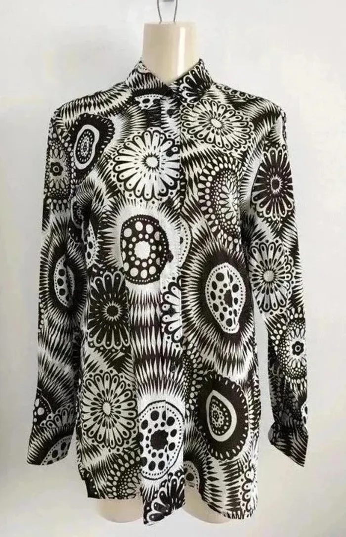 Chemisier d'été en coton à motifs - Escada sport - taille S