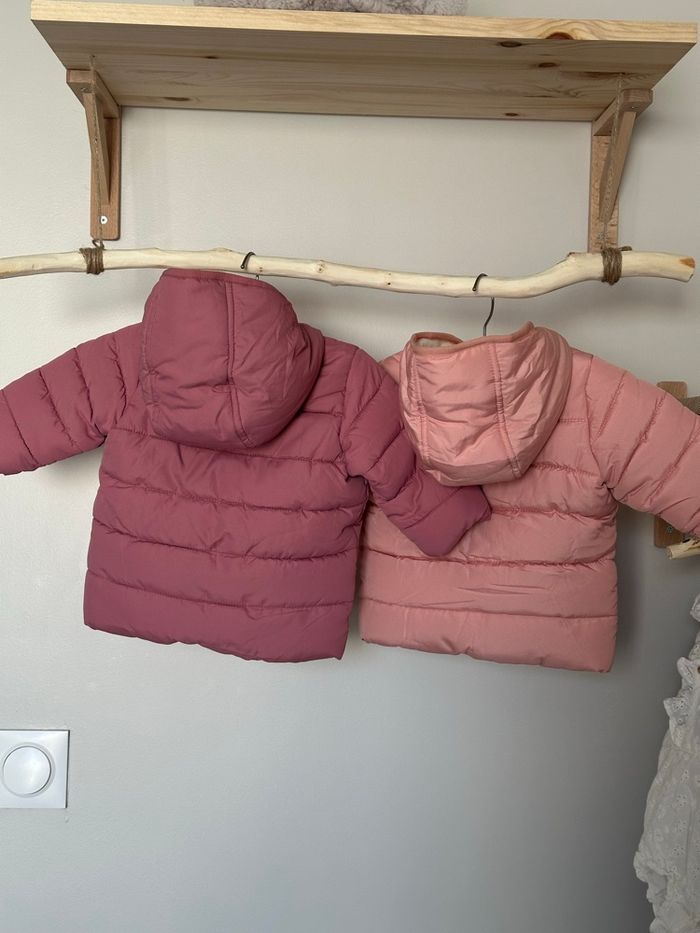 Manteaux neufs hiver chauds polaires 3 mois fille rose - photo numéro 4