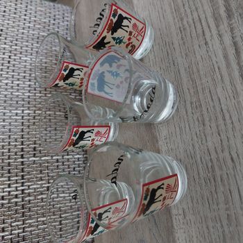 Lot 6 verres shooter Canada