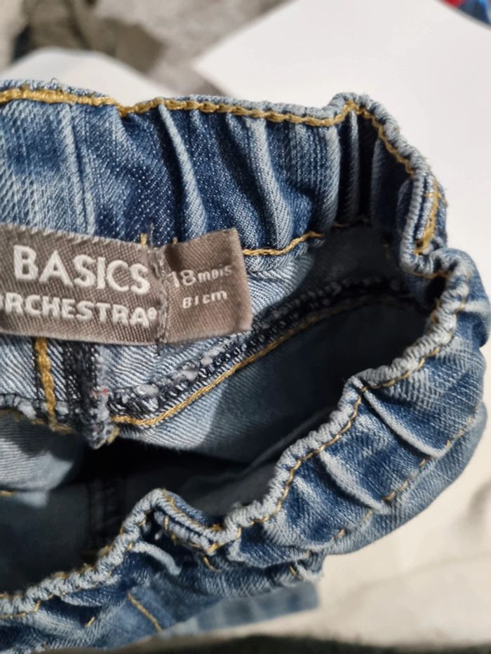 Jeans bleu orchestra 18 mois - photo numéro 2