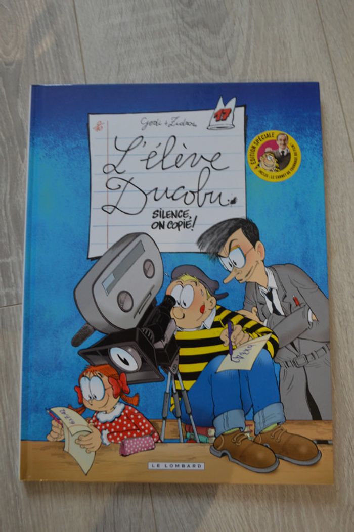 Bande dessinée L'élève Ducobu silence on copie