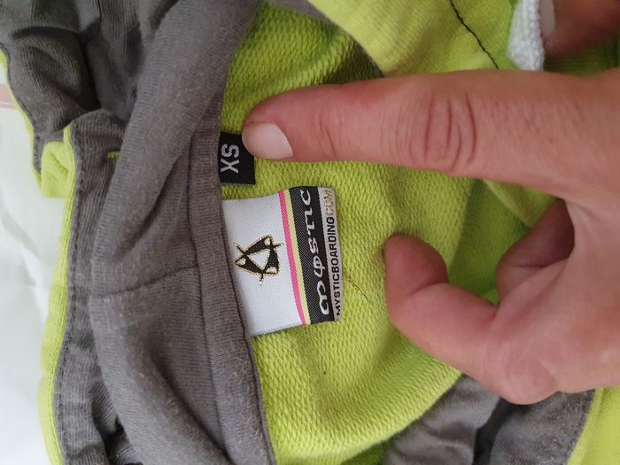 Sweat à capuche vert Mystic Taille XS - photo numéro 3