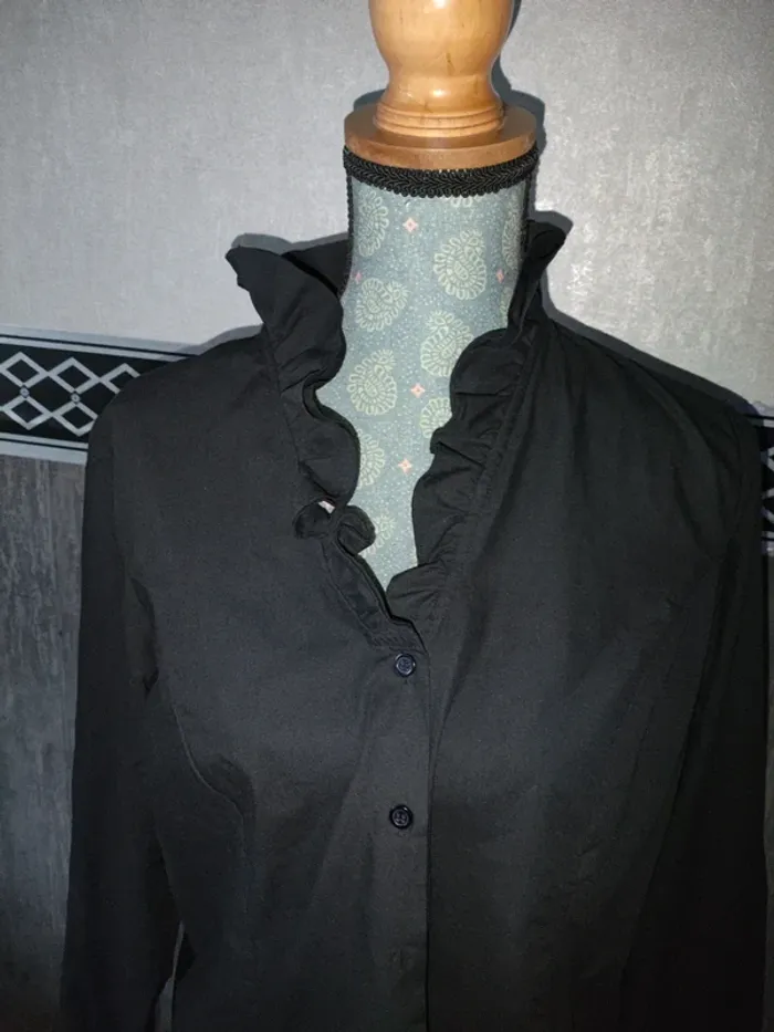 Chemise noir manche longue taille 38 - photo numéro 3