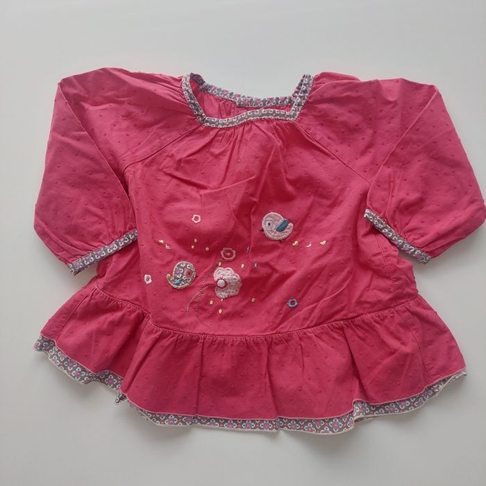 Tunique fille 12 mois Sergent Major très bon état boutonnée à l arrière