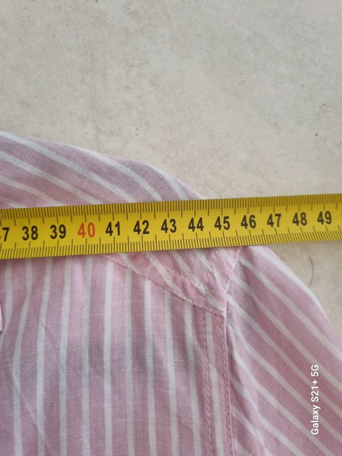 Chemise crop manches courtes Bershka taille S - photo numéro 7