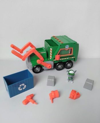 PAT PATROUILLE Véhicule Camion de Rocky Complet 30 cm ♻️