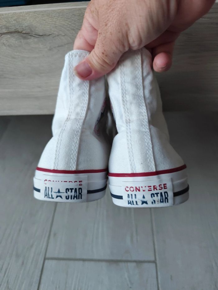 Converse montantes blanches - photo numéro 7