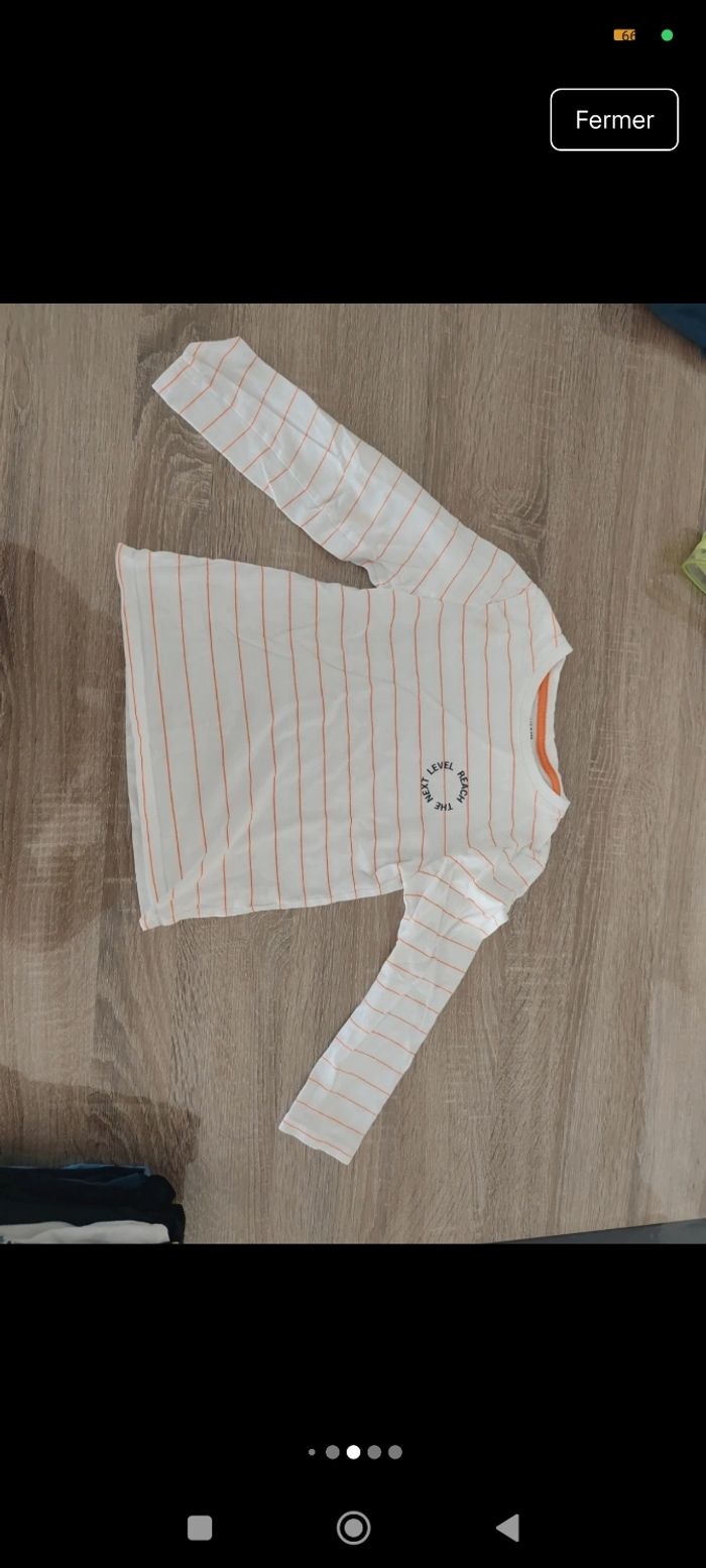 Lot 9 tee-shirts manches longues et courtes garçon 6 ans - photo numéro 10