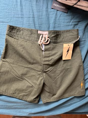 Short de bain Lightning Bolt kaki – Taille 30