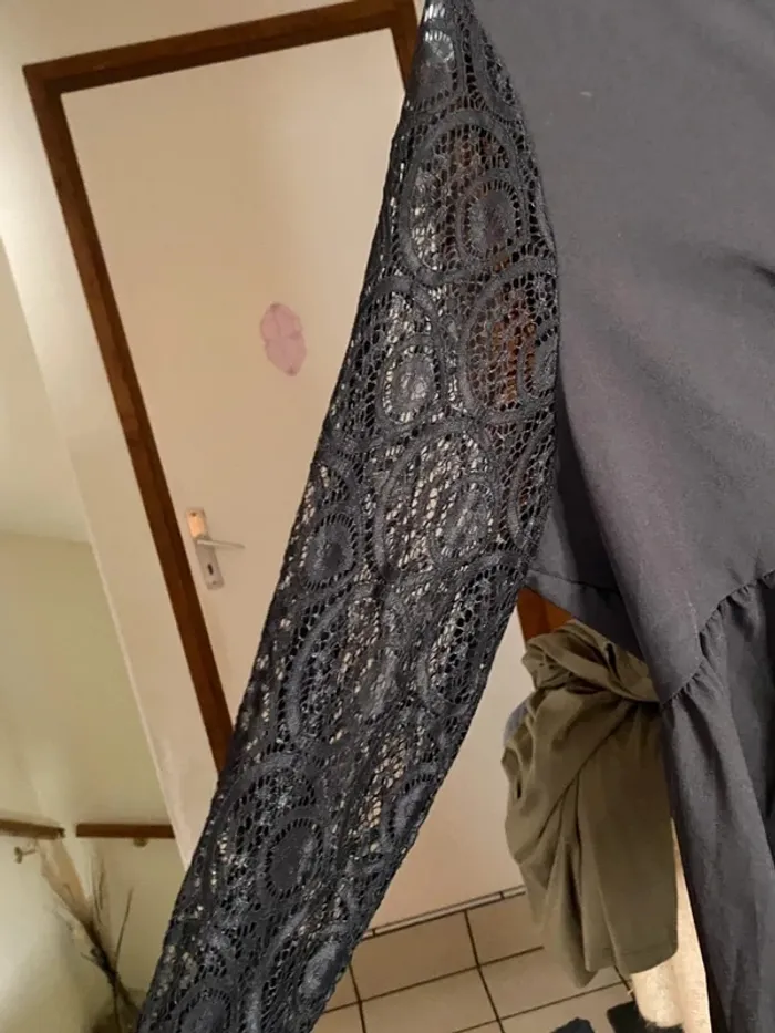 đ€ ĂlĂ©gante Robe Noire SHEIN â Dentelle & Chic â Taille XL - photo numĂ©ro 6