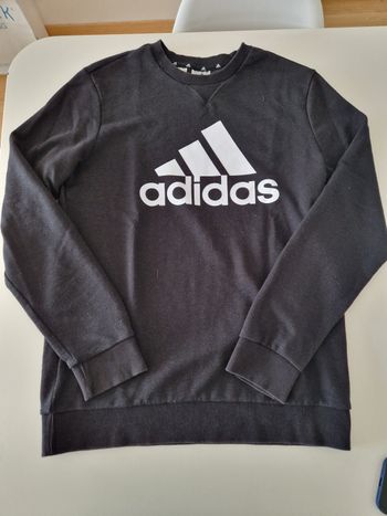 Sweat Adidas 15/16 ans Noir et blanc