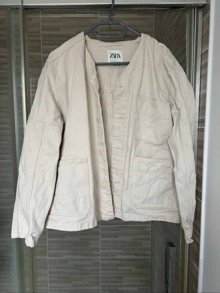 Veste beige Zara