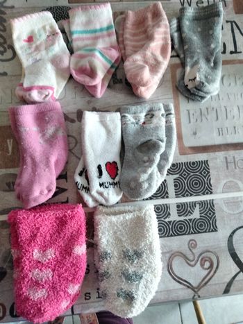 9 paires de chaussettes