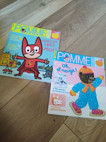 Lot 2 magasines Pomme d'Api