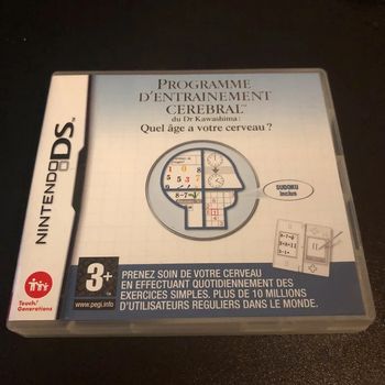 Jeu Nintendo DS programme d’entraînement cérébral