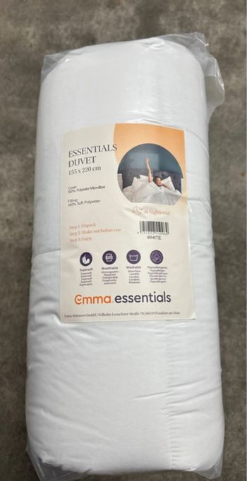 Pack Couette et housse de couette Emma 155x220 avec une taie d’oreiller 80x40