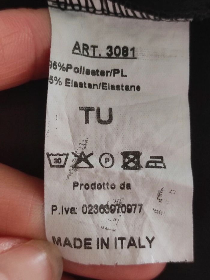 Combinaison pantalon noir volant rouge 🇮🇹 36/S à 40/L - photo numéro 15
