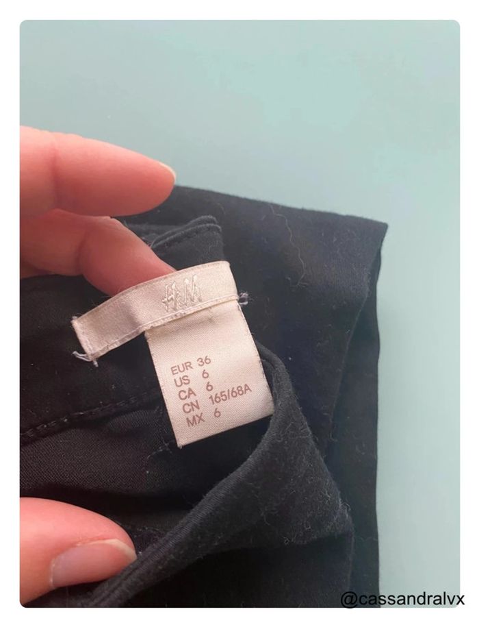 Pantalon noir tailleur - H&M - photo numéro 4