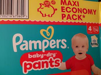 3 paquets pampers maxipack pants taille 4 