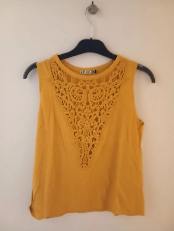 Débardeur moutarde taille S
