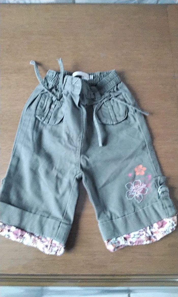 Pantalon ,kaki, avec des fleurs, Tape à l'œil, 3M ,60cm