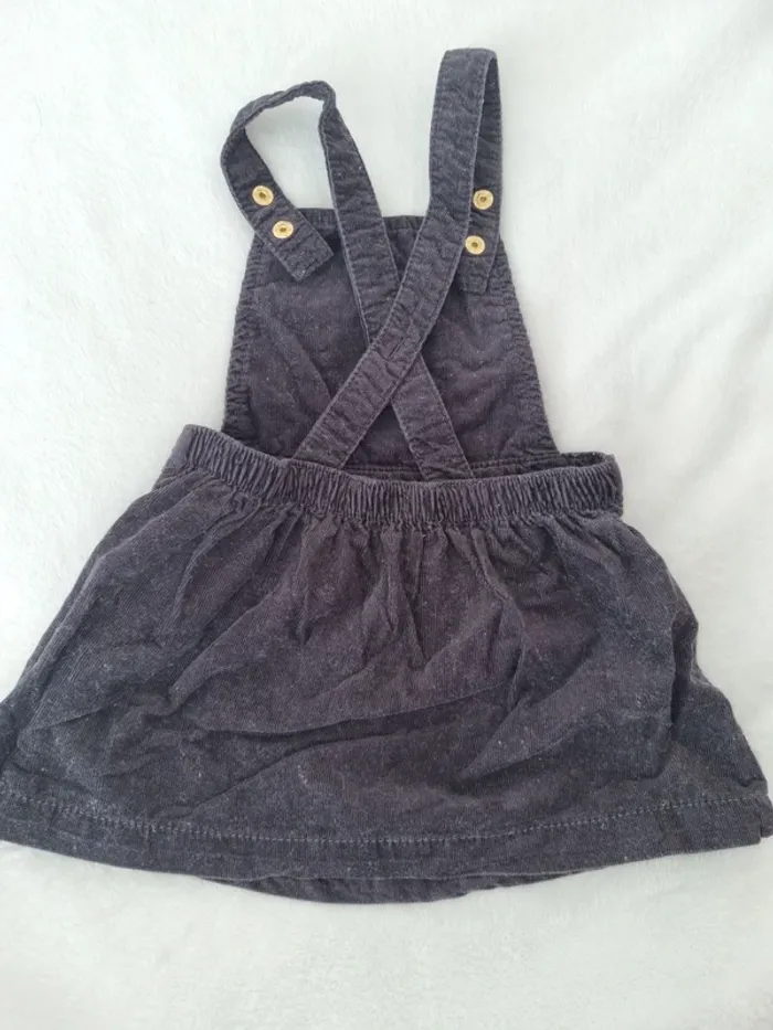 Robe velours côtelé taille 9 mois - photo numéro 2