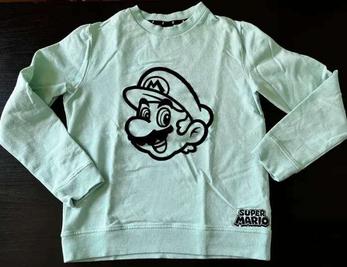 Sweat-shirt Mario t 12 ans