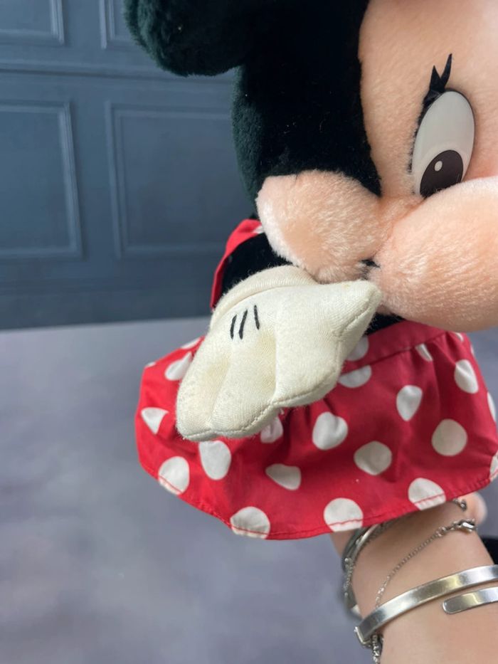 Lot de 2 Marionnettes Peluches Vintage 80s Mickey & Minnie Walt Disney - photo numéro 4