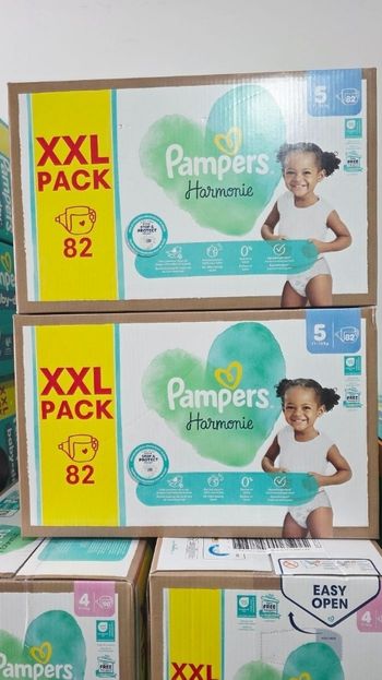 2× Couches Pampers Harmonie Taille 5  PACK XXL  ×164