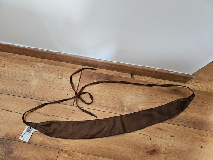 Ceinture chocolat à nouer Formul taille unique - photo numéro 5