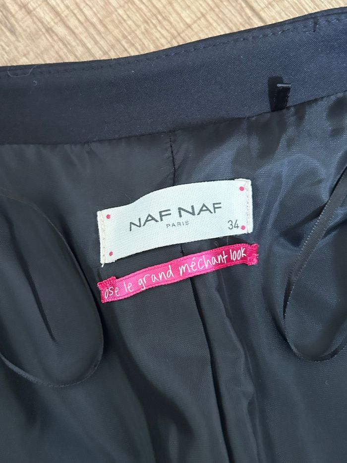 Blazer bleu marine et noir Naf Naf taille 34 jamais porté - photo numéro 9