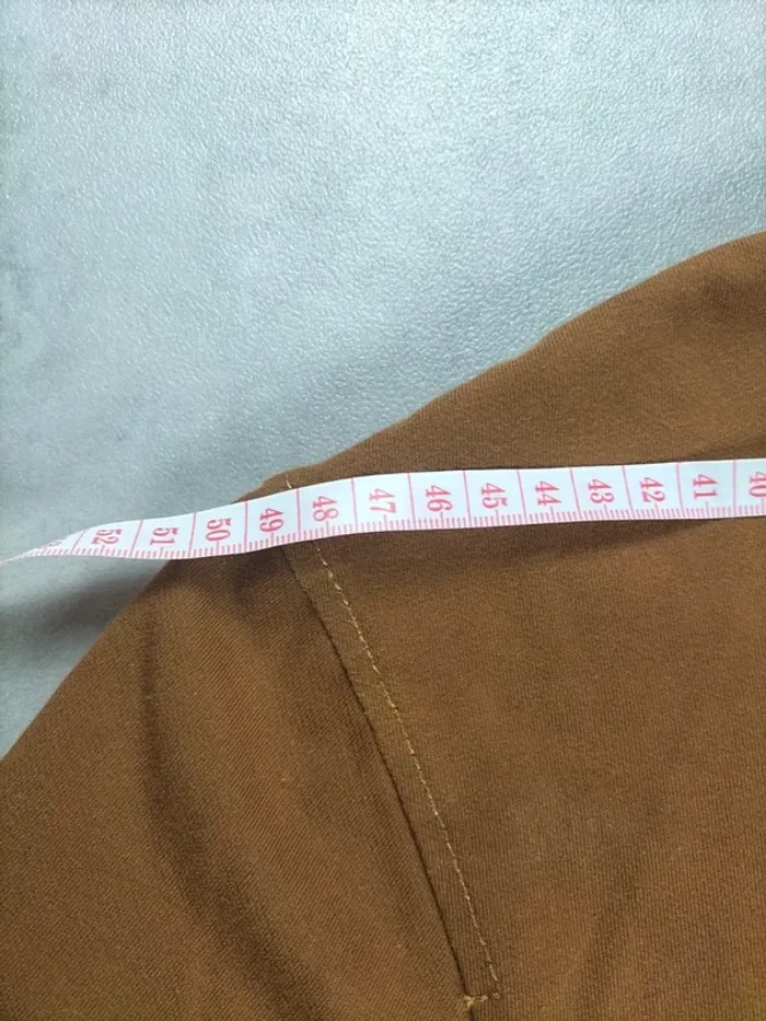 T-shirt Zara homme marron – Taille M - photo numéro 6