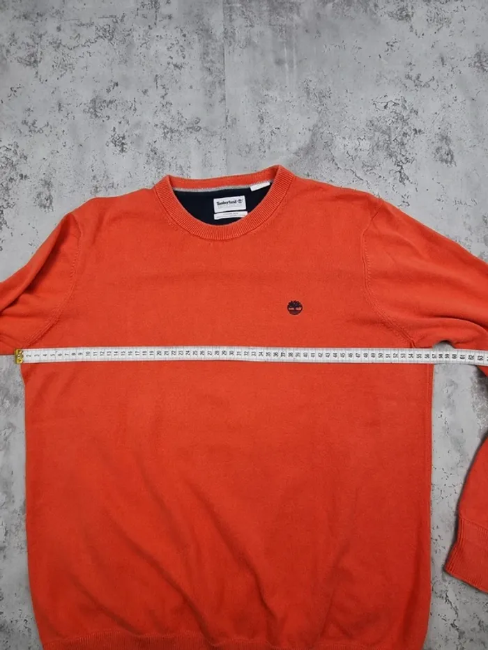 Sweat Timberland orange – Taille L Homme (mesures en photo) - photo numéro 9