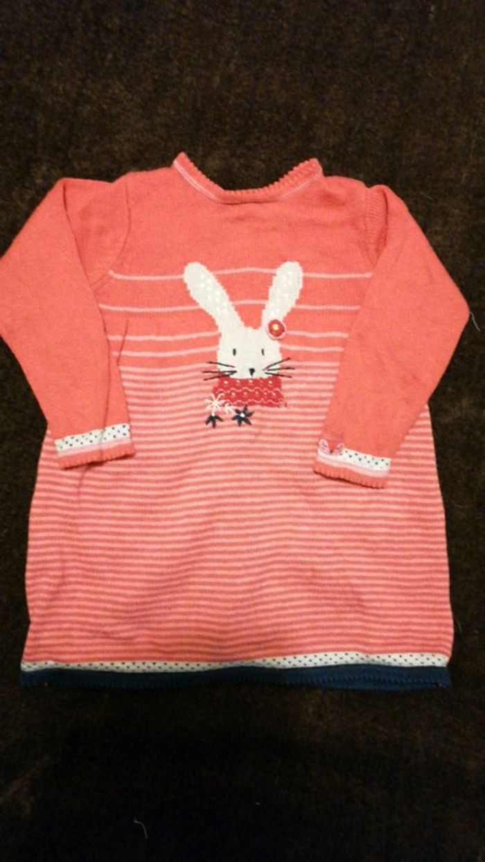 Robe d hiver petit lapin catimini 18 mois