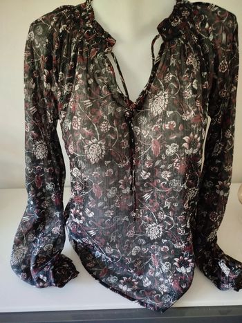 #blouse#motif fleuri