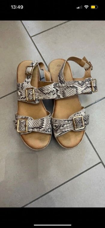 sandales hautes