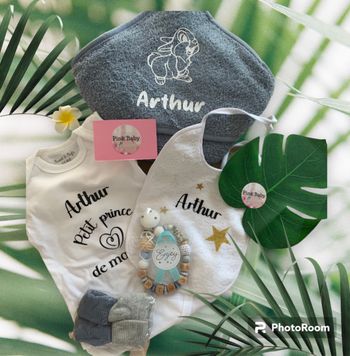 Panier naissance personnalisé