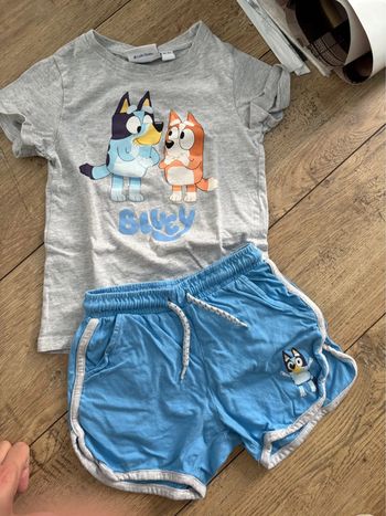 Pyjashort bluey 4 ans